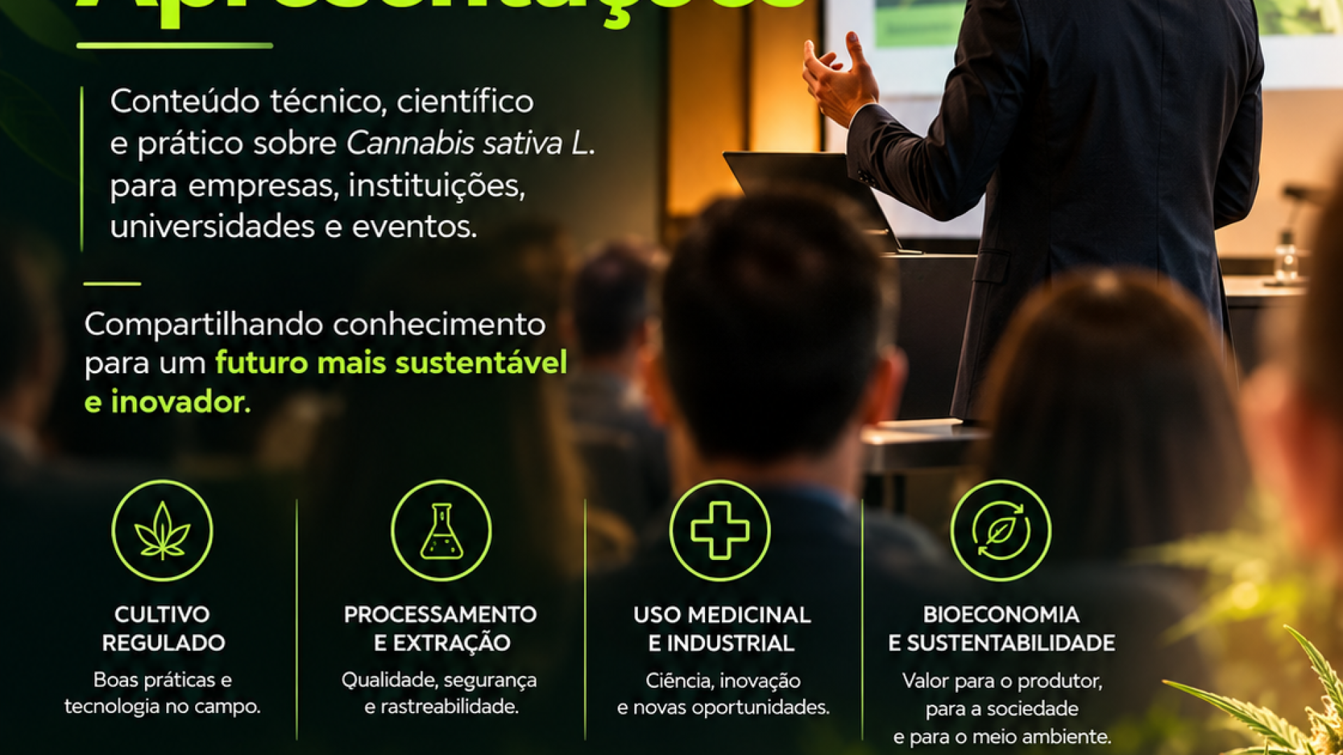 Palestras Connabis_ Conhecimento que Conecta